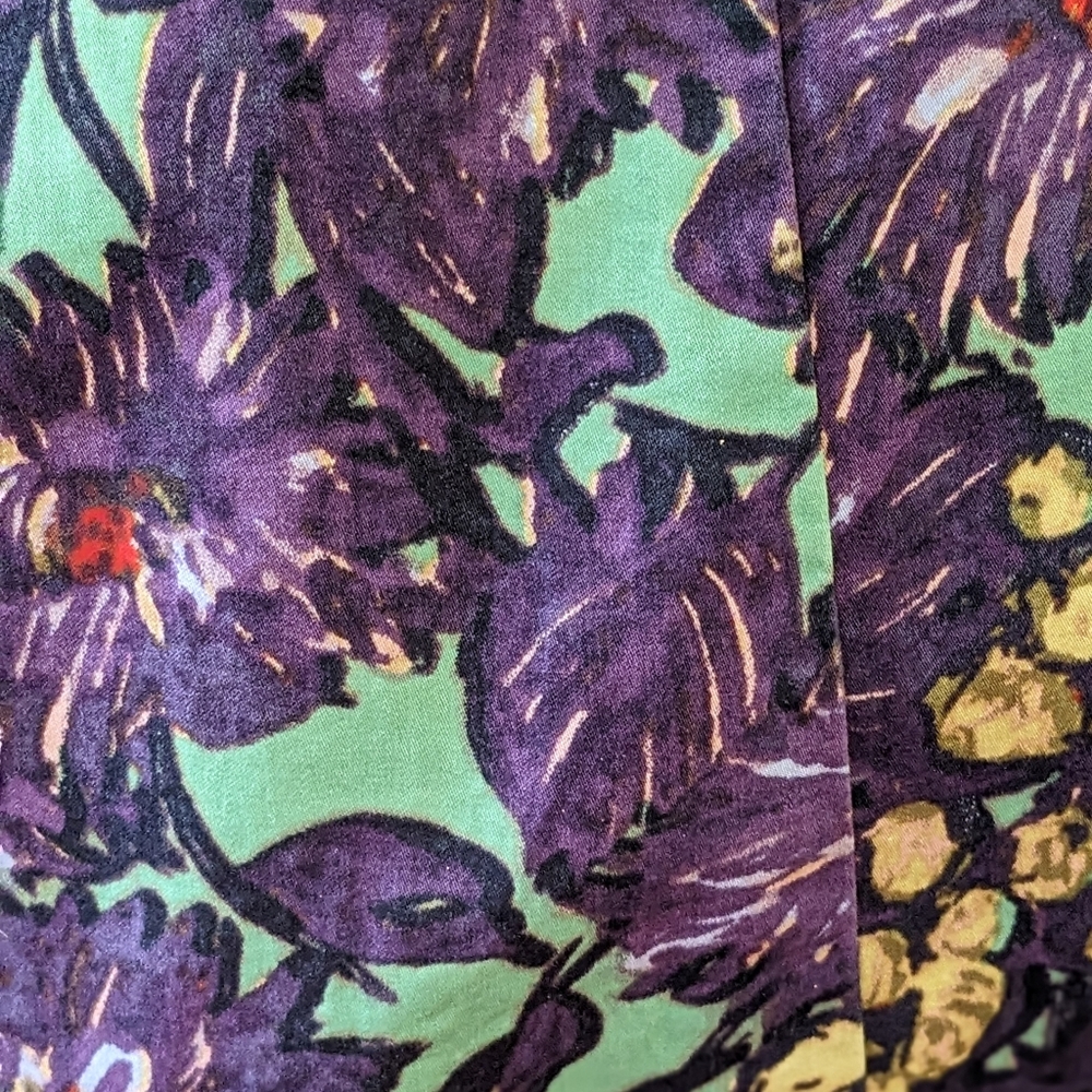 J. Crew Purple 💜 floral Mini Skirt Sz 6 - Picture 7 of 7